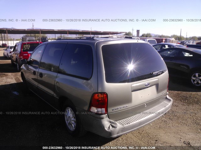 2FMZA51431BA33041 - 2001 FORD WINDSTAR LX GRAY photo 3