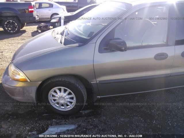 2FMZA51431BA33041 - 2001 FORD WINDSTAR LX GRAY photo 6