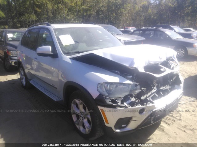 5UXZW0C51BL370208 - 2011 BMW X5 XDRIVE35D SILVER photo 1