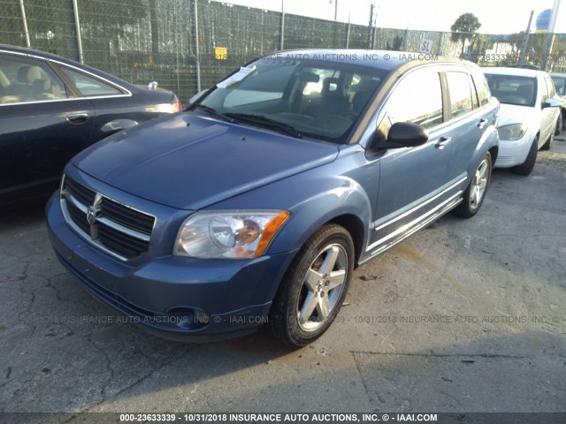 1B3HE78K57D283180 - 2007 DODGE CALIBER R/T BLUE photo 2