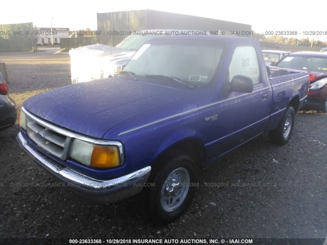 1FTCR10U9TUA94694 - 1996 FORD RANGER PURPLE photo 6