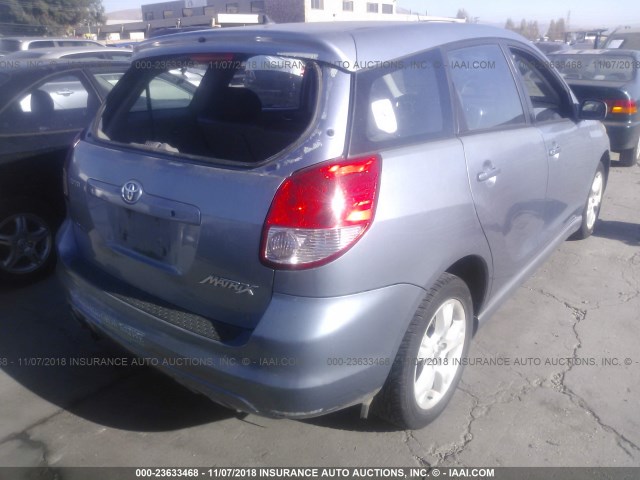 2T1KY38E74C171715 - 2004 TOYOTA COROLLA MATRIX XRS GRAY photo 4