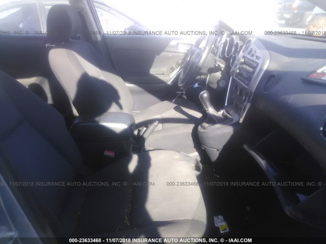 2T1KY38E74C171715 - 2004 TOYOTA COROLLA MATRIX XRS GRAY photo 5