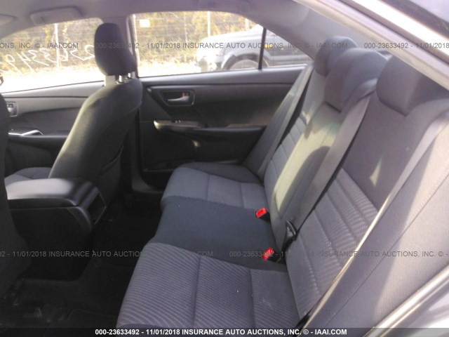 4T4BF1FK2FR491874 - 2015 TOYOTA CAMRY LE/XLE/SE/XSE GRAY photo 8