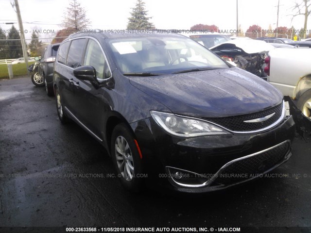 2C4RC1BG1JR263023 - 2018 CHRYSLER PACIFICA TOURING L Սև լուսանկար 1