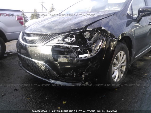 2C4RC1BG1JR263023 - 2018 CHRYSLER PACIFICA TOURING L Սև լուսանկար 6