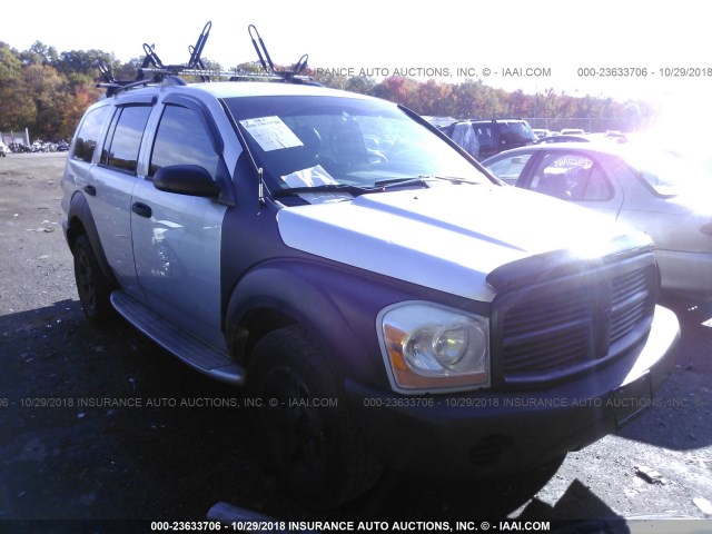 1D4HB38NX5F537254 - 2005 DODGE DURANGO ST SILVER photo 1