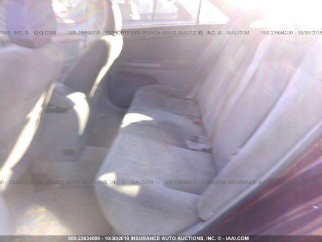 JTDBE32K440255119 - 2004 TOYOTA CAMRY LE/XLE RED photo 8