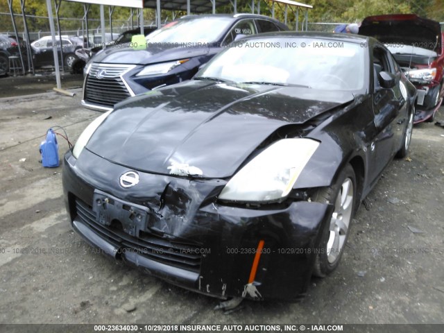 JN1AZ34D43T103940 - 2003 NISSAN 350Z COUPE BLACK photo 6