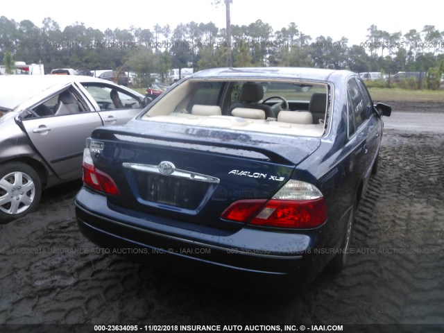 4T1BF28B44U348645 - 2004 TOYOTA AVALON XL/XLS BLUE photo 6