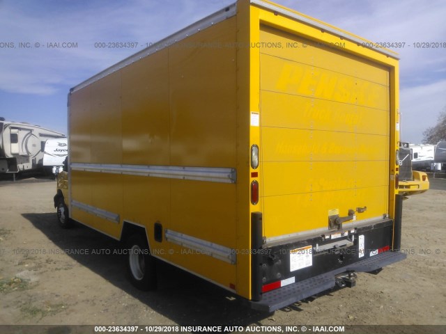 1FDWE3FS0EDA54836 - 2014 FORD ECONOLINE E350 SUPER DUTY CTWAY VAN YELLOW photo 3