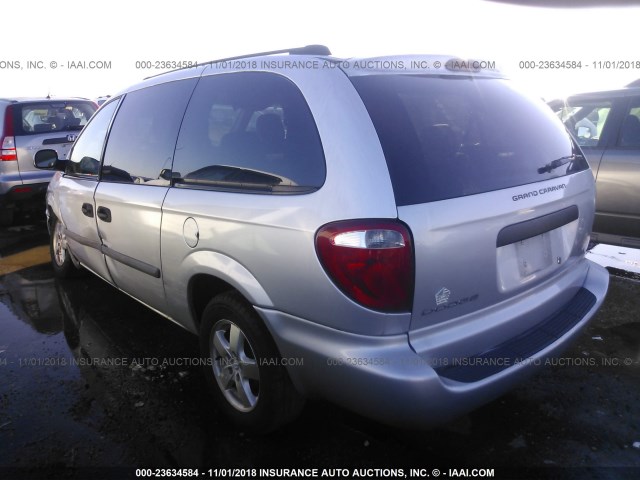 1D4GP24R45B294029 - 2005 DODGE GRAND CARAVAN SE SILVER photo 3