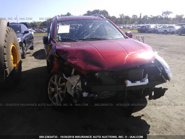 JN8AS5MT1CW303567 - 2012 NISSAN ROGUE S/SV RED photo 6