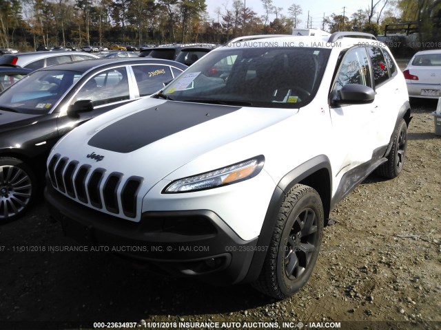 1C4PJMBB0GW242621 - 2016 JEEP CHEROKEE TRAILHAWK 白色 照片 2