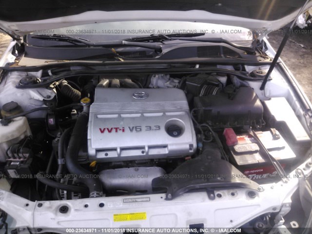 4T1CA38P36U065838 - 2006 TOYOTA CAMRY SOLARA SE/SLE თეთრი ფოტო 10