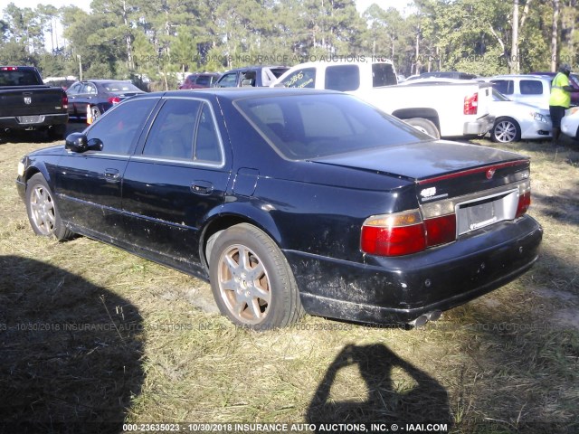 1G6KY54903U122400 - 2003 CADILLAC SEVILLE STS BLACK photo 3