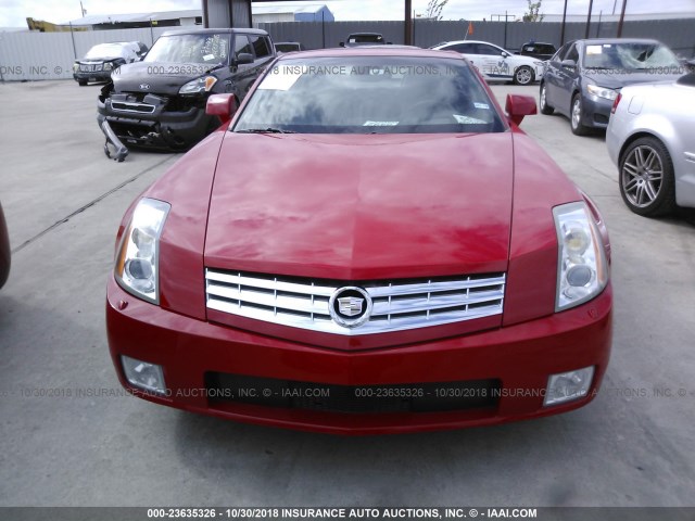 1G6YV36A275601139 - 2007 CADILLAC XLR RED photo 6