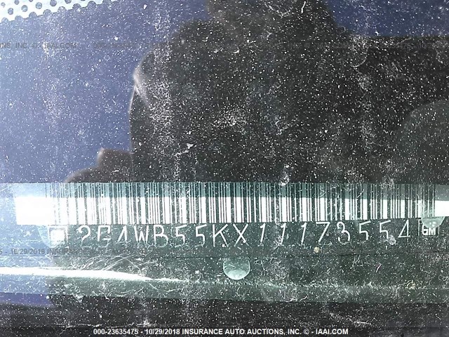 2G4WB55KX11173554 - 2001 BUICK REGAL LS SILVER photo 9