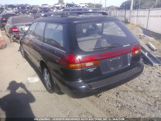 4S3BK6556S7341830 - 1995 SUBARU LEGACY LS/LSI BLUE photo 3