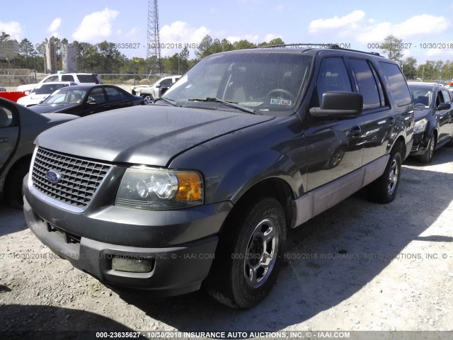 1FMPU16L63LB80545 - 2003 FORD EXPEDITION XLT GRAY photo 2