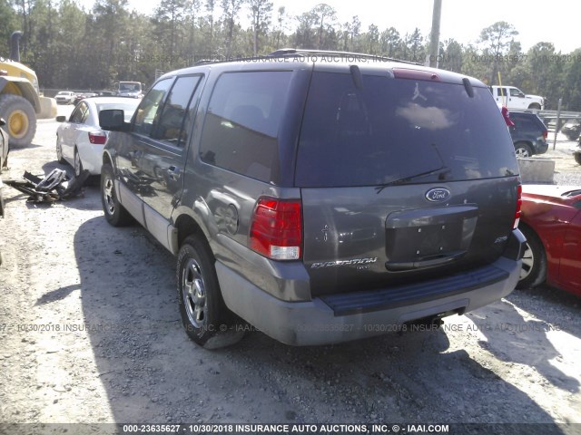 1FMPU16L63LB80545 - 2003 FORD EXPEDITION XLT GRAY photo 3