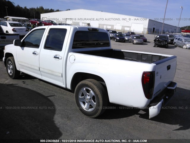 1GCDSCD96A8133970 - 2010 CHEVROLET COLORADO LT WHITE photo 3