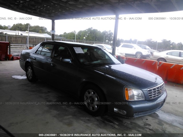 1G6KE54Y9YU235432 - 2000 CADILLAC DEVILLE DHS BLUE photo 1