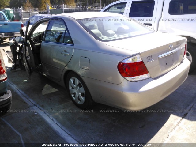 4T1BE30K36U142286 - 2006 TOYOTA CAMRY LE/XLE/SE GOLD photo 3