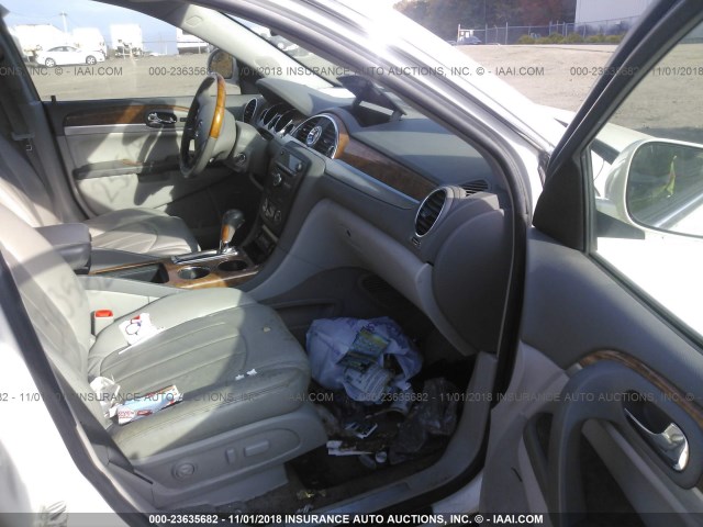 5GAEV23728J297761 - 2008 BUICK ENCLAVE CXL თეთრი ფოტო 5