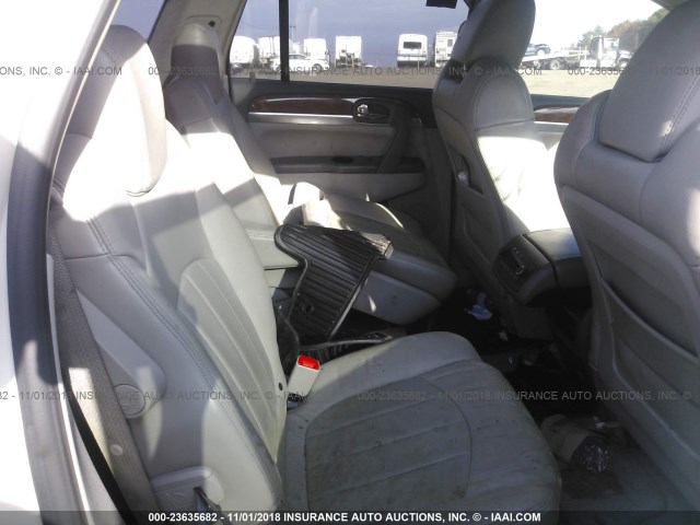 5GAEV23728J297761 - 2008 BUICK ENCLAVE CXL თეთრი ფოტო 8