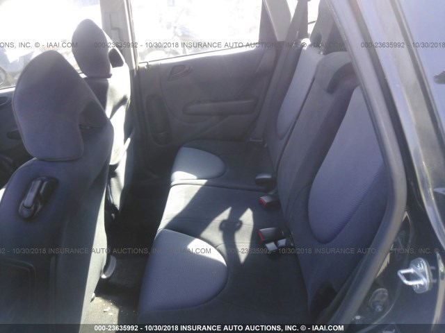 JHMGD386X7S010027 - 2007 HONDA FIT S 黑色 照片 8