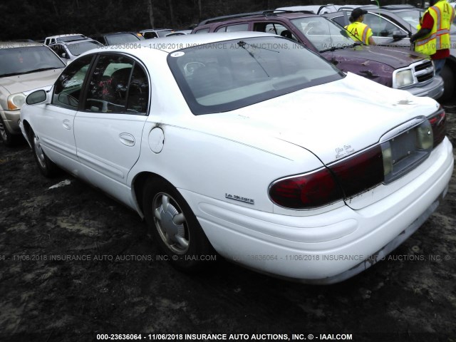 1G4HR54K2YU120657 - 2000 BUICK LESABRE LIMITED WHITE photo 3