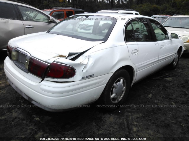 1G4HR54K2YU120657 - 2000 BUICK LESABRE LIMITED WHITE photo 4