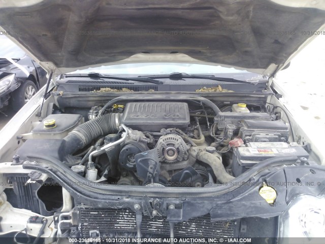 1J8HR48NX5C725393 - 2005 JEEP GRAND CHEROKEE LAREDO/COLUMBIA/FREEDOM 白色 照片 10