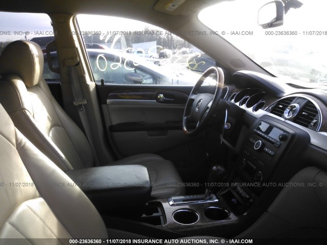 5GAEV23798J209319 - 2008 BUICK ENCLAVE CXL Blanc photo 5