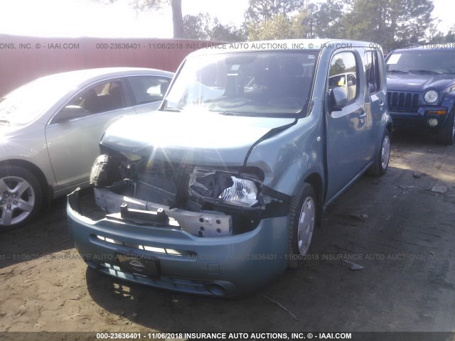 JN8AZ28R69T113542 - 2009 NISSAN CUBE S/SL TEAL photo 2