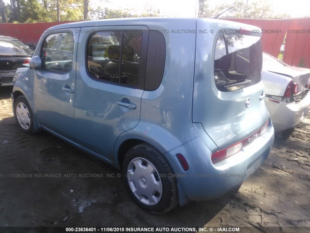 JN8AZ28R69T113542 - 2009 NISSAN CUBE S/SL TEAL photo 3