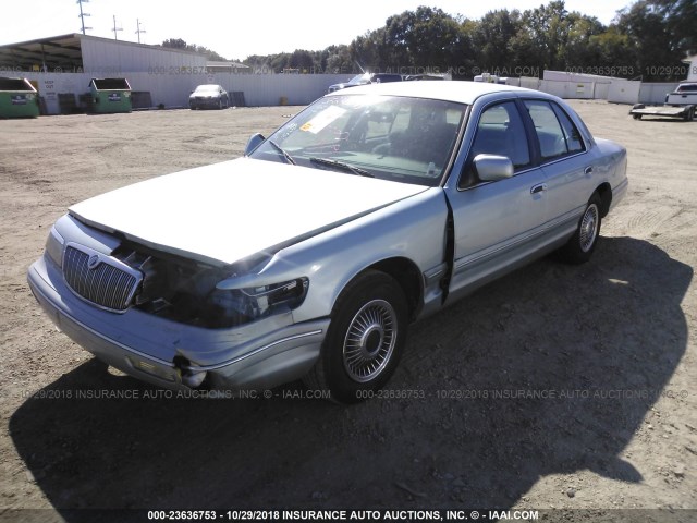 2MELM74W4TX653458 - 1996 MERCURY GRAND MARQUIS GS Navy photo 2