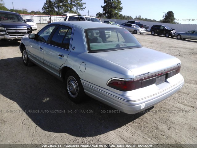 2MELM74W4TX653458 - 1996 MERCURY GRAND MARQUIS GS Navy photo 3