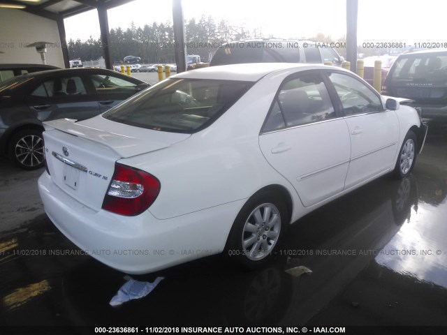 JTDBE32K920108761 - 2002 TOYOTA CAMRY LE/XLE/SE Ağ foto 4