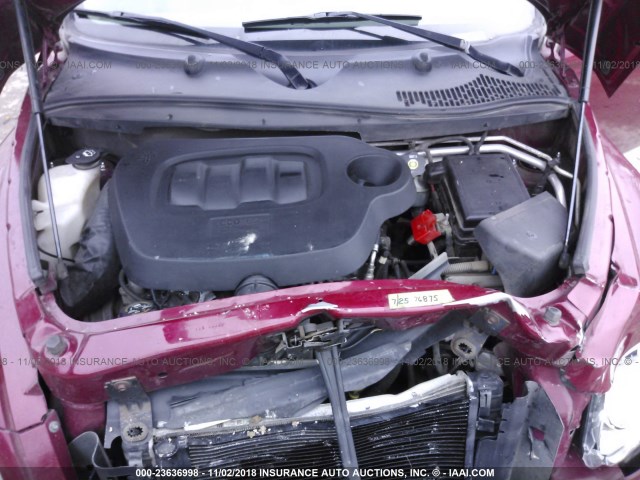 3GNDA23D36S600092 - 2006 CHEVROLET HHR LT მუქწითელი ფოტო 10
