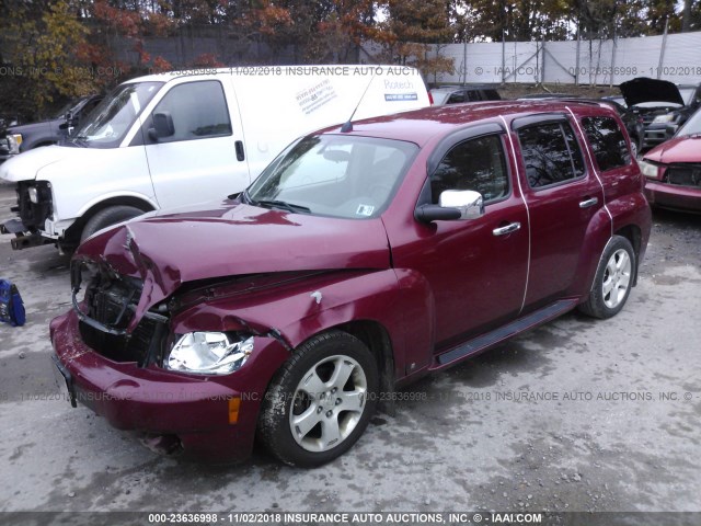 3GNDA23D36S600092 - 2006 CHEVROLET HHR LT მუქწითელი ფოტო 2