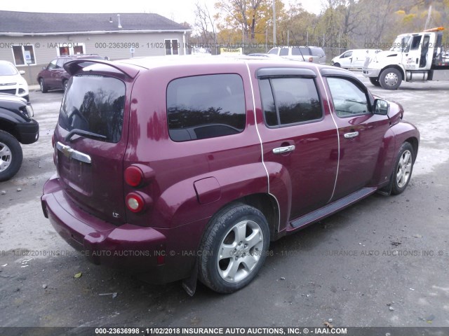3GNDA23D36S600092 - 2006 CHEVROLET HHR LT მუქწითელი ფოტო 4