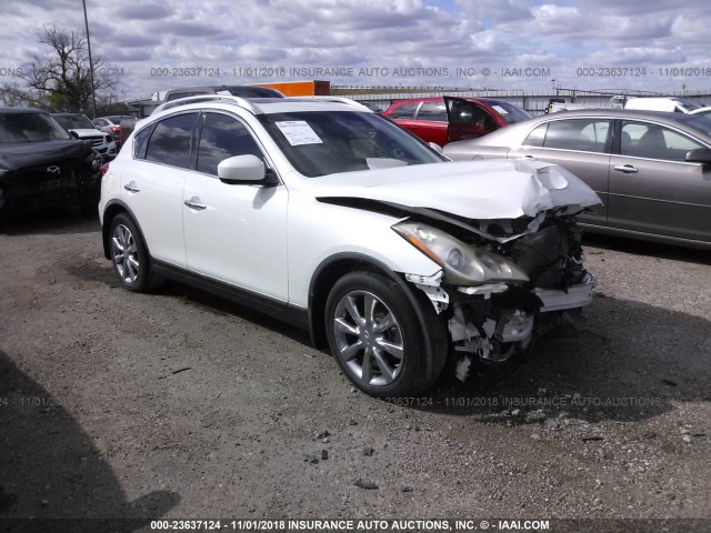 JN1AJ0HP2CM401147 - 2012 INFINITI EX35 JOURNEY WHITE photo 1