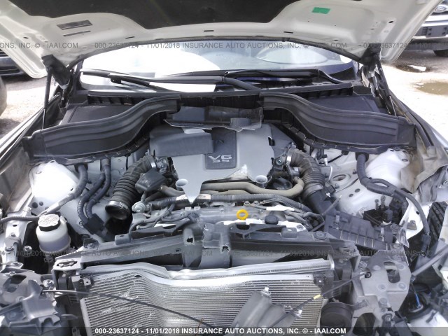 JN1AJ0HP2CM401147 - 2012 INFINITI EX35 JOURNEY WHITE photo 10