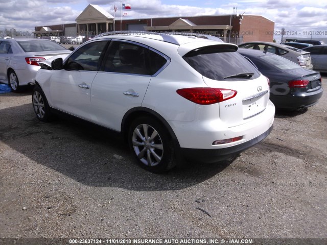 JN1AJ0HP2CM401147 - 2012 INFINITI EX35 JOURNEY WHITE photo 3