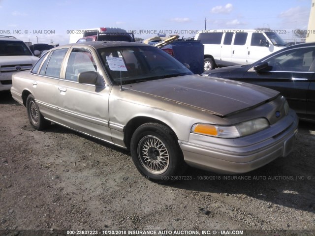 2FACP74W9NX124184 - 1992 FORD CROWN VICTORIA LX BEIGE photo 1