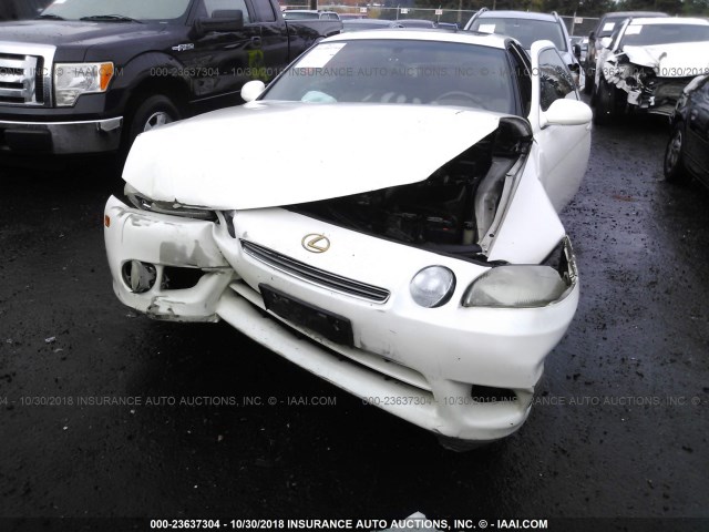 JT8CD32Z6W1003596 - 1998 LEXUS SC 300 WHITE photo 6