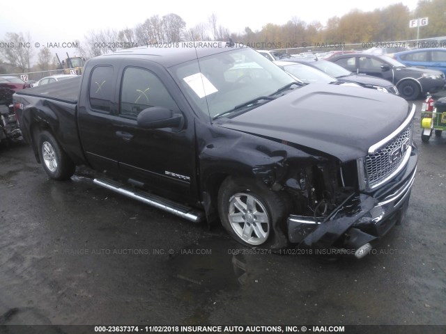 1GTSKVE33AZ210270 - 2010 GMC SIERRA K1500 SLE BLACK photo 1