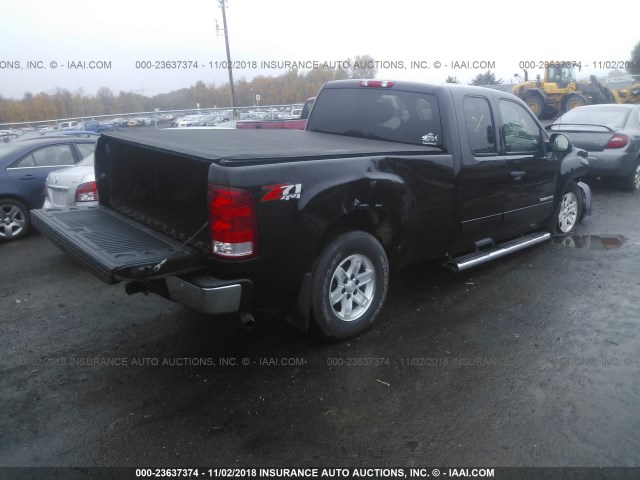 1GTSKVE33AZ210270 - 2010 GMC SIERRA K1500 SLE BLACK photo 4